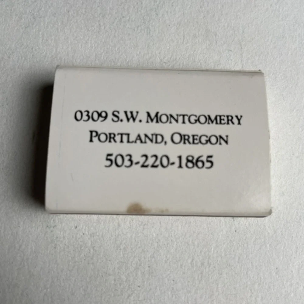 Vintage McCormick Schmick's Harborside Pilsner Matchbook Portland‎ Oregon